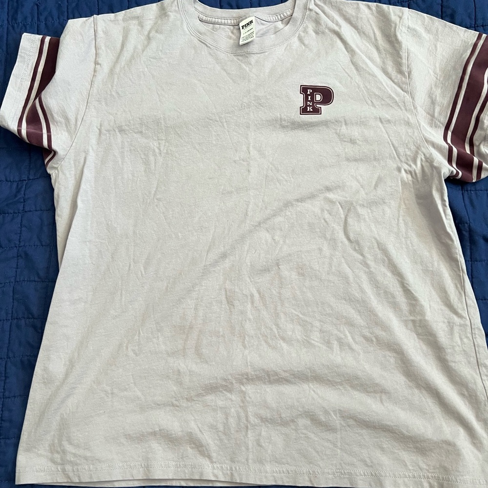 PINK Victoria's Secret Light Gray Tee